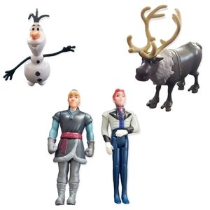 Disney Frozen movie plastic action figures 4 count